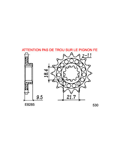CR.500.RG/RH '86/87 14X51 RK520SO  (PE02)