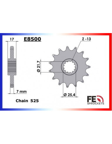 CB.500 '94/03 15X40 RK525KRO µ  (PC26,PC27,PC32)
