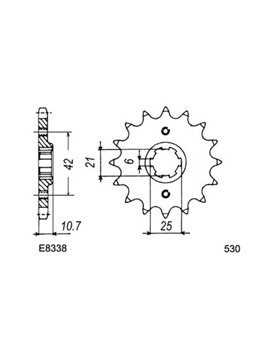 CB.650.C '80/81 16X39 RK530FEX  (RC05)
