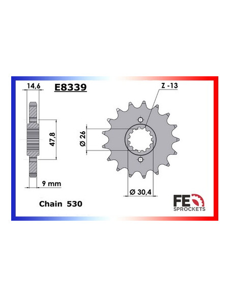 CBX.750.F '84/87 16X45 RK530FEX  (RC17)