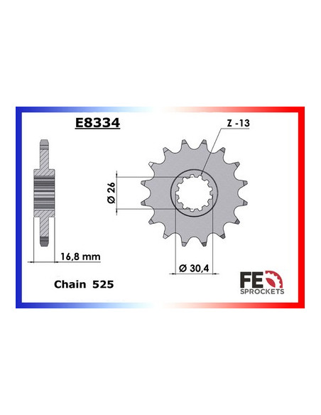 VT.750.C SHADOW '04/07 17X41 RK525RO   (RC50A)