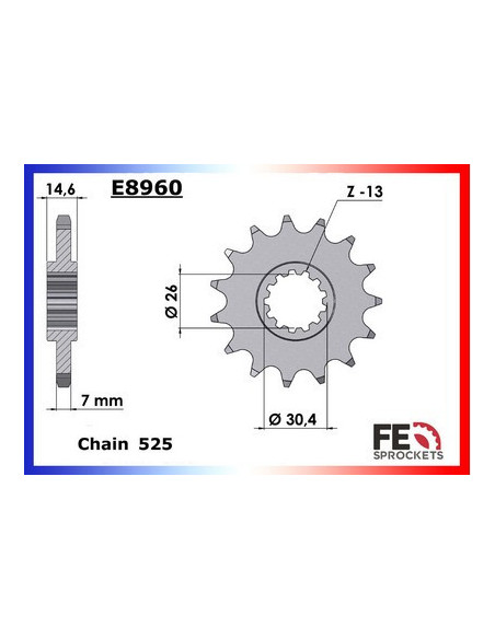 VFR.800.CROSSRUNNER '15/16 16X43 RK525FEX µ