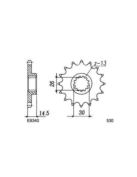 CBX.1000 B,C PROLINK'80/82 18X42 RK530FEX *  (SC06)