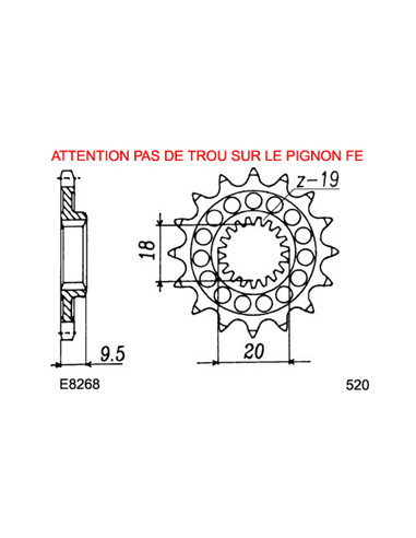 CR.125.R '03 13X52 RK520SO