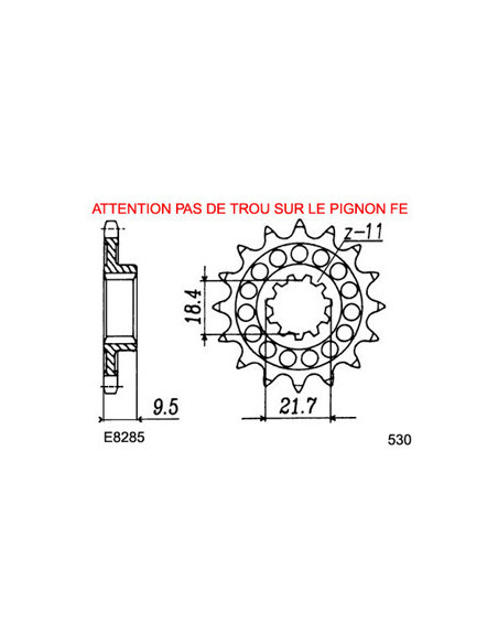 CR.250.RH '87 14X53 RK520FEX