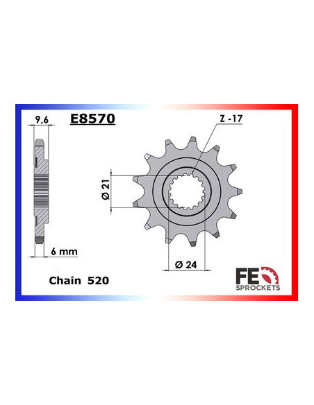 CR.250.R '94/95 13X49 RK520FEZO