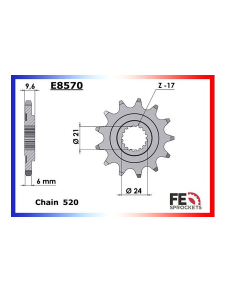 CR.250.R '04/08 13X50 RK520FEZO