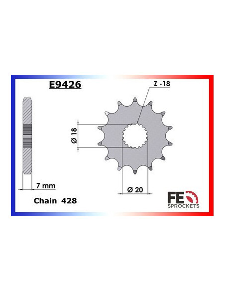 GN.125.L '82/95 14X42 428H *