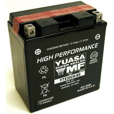 Batterie moto YUASA YTX20CH-BS