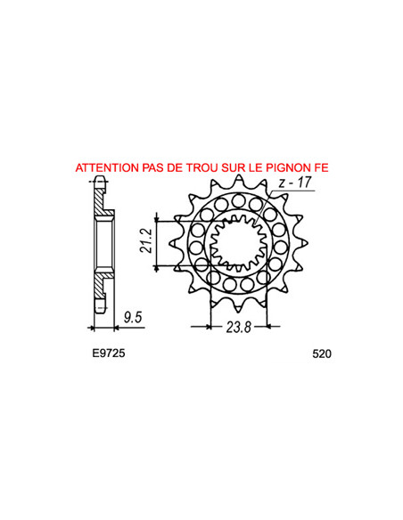 RMZ.450 '05/07 14X49 RK520GXW