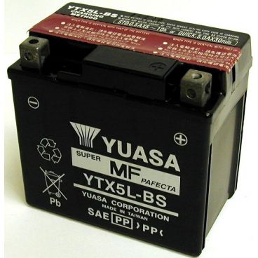 Batterie moto YUASA YTX5L-BS