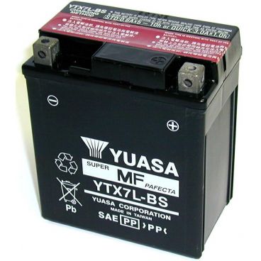 Batterie moto YUASA YTX7L-BS