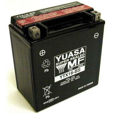 Batterie moto YUASA YTX16-BS