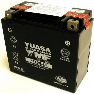 Batterie moto YUASA YTX20L-BS