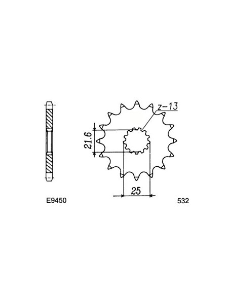 GSX.1100.J/FJ '88 15X52 RK532GSV *