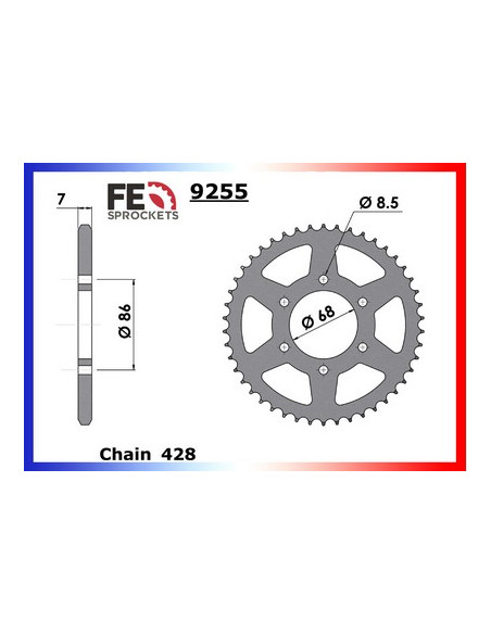 AR.125 '82/93 14X36 RK428FEX