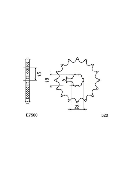 KX.125 '99/2000 12X48 RK520SO  (L1/L2)