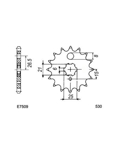 Z.400.B/G '78/81 15X45 RK530KRO   (B1/B2/G1/G2/G3)