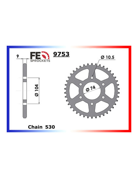 Z.650.B '77/79 Rayons 16X42 RK530FEX  (B1/B2/B3)