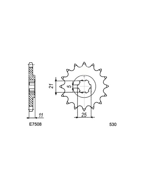 750.H2 15X47 RK530KRO  (3 Cylindres)