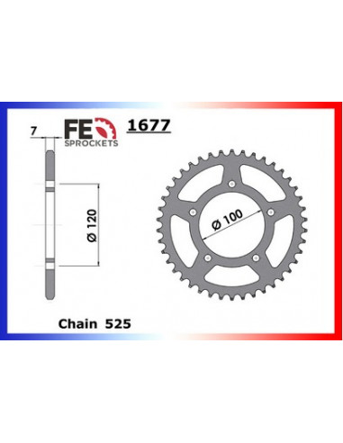 1000.SL FALCO '00/06 16X41 RK525RO * 1000.SL FALCO '00/06 16X41 RK525RO *