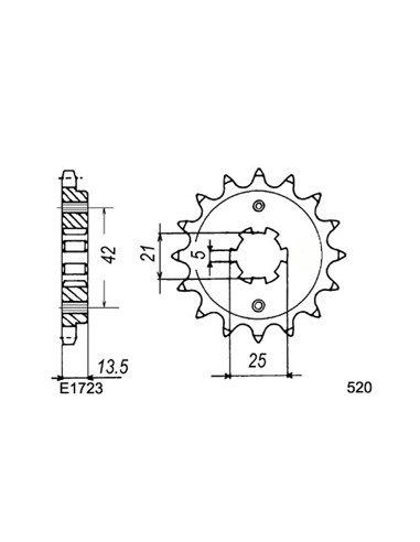 350.ELEFANT '85/88 14X50 RK520GXW