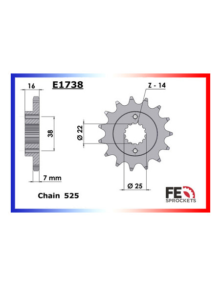 796.HYPERMOTARD '10/12 15X41 RK525FEX µ