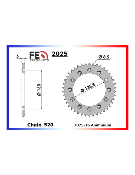 350.ALP '01/02 15X42 RK520MXU SUPERMOTARD