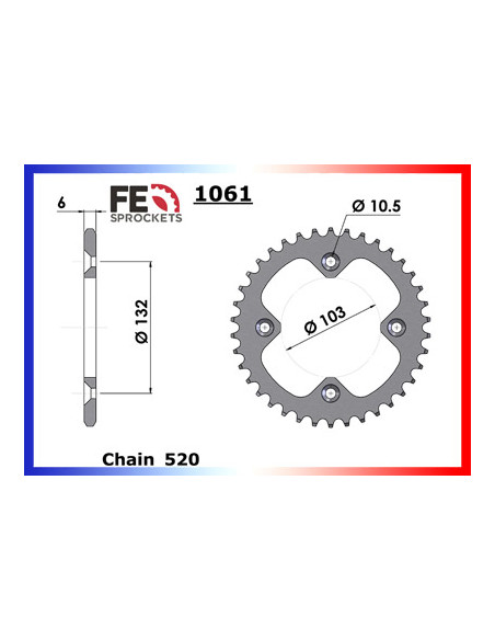 525.XC ATV '08/13 15X37 RK520FEX *