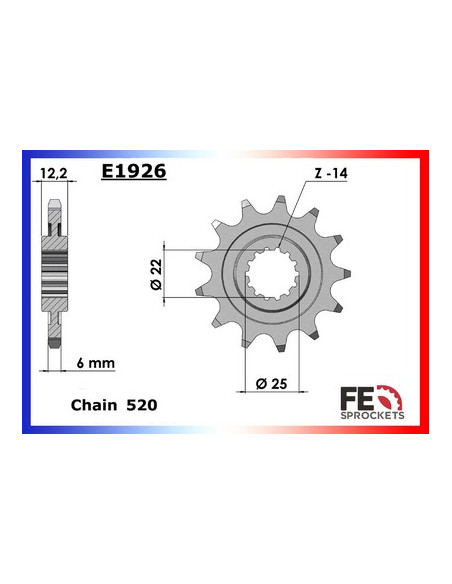 300.EC ENDURO / MC '99/10 13X48 RK520FEX  300.EC ENDURO / MC '99/10 13X48 RK520FEX