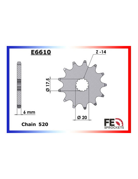 125.EC R '15/16 13X46 RK520FEX