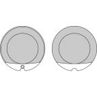 Plaquette moto Ferodo FDB119P Organic Plaquette moto Ferodo FDB119P Organic