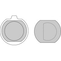 Plaquette moto Ferodo FDB132P Organic
