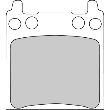 Plaquette moto Ferodo FDB134P Organic