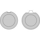 Plaquette moto Ferodo FDB150P Organic Plaquette moto Ferodo FDB150P Organic