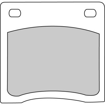 Plaquette moto Ferodo FDB151P Organic