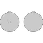 Plaquette moto Ferodo FDB178P Organic