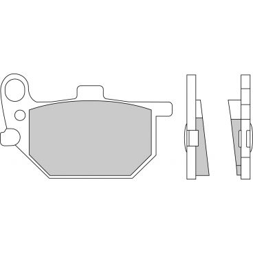Plaquette moto Ferodo FDB184P Organic