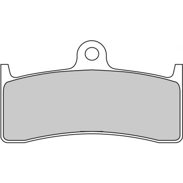 Plaquette moto Ferodo FDB2036ST Métallique
