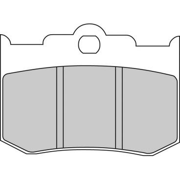 Plaquette moto Ferodo FDB2040P Organic