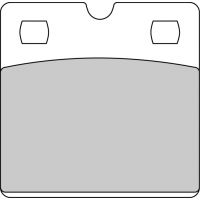 Plaquette moto Ferodo FDB204P Organic