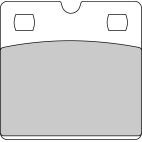 Plaquette moto Ferodo FDB204P Organic Plaquette moto Ferodo FDB204P Organic