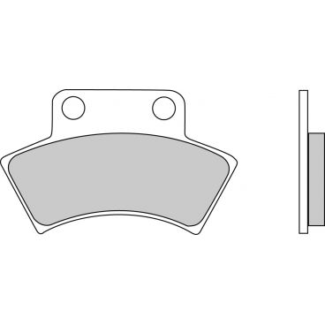 Plaquette moto Ferodo FDB2054SG Métallique Tout Terrain