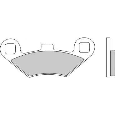 Plaquette moto Ferodo FDB2055SG Métallique Tout Terrain