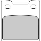 Plaquette moto Ferodo FDB2058P Organic Plaquette moto Ferodo FDB2058P Organic