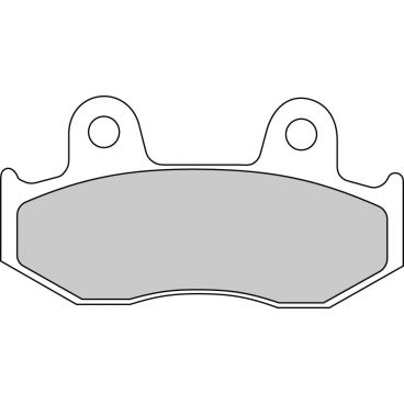 Plaquette moto Ferodo FDB2086P Organic