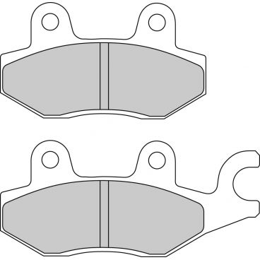 Plaquette moto Ferodo FDB2087AG Organic scooter
