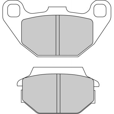 Plaquette moto Ferodo FDB2096SG Métallique Tout Terrain