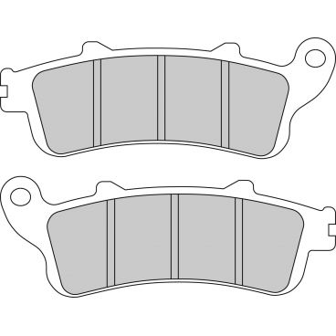 Plaquette moto Ferodo FDB2098ST Métallique