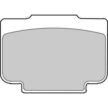 Plaquette moto Ferodo FDB2122P Organic